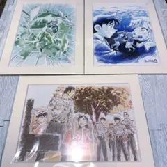 【新品未使用】名探偵コナン/原画/3点セット