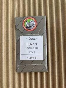 送料無料 オルガン針 家庭用 ミシン針 HAX1 16号 10本入 一般生地用 HA*1 16番 ネコポス お買い得です