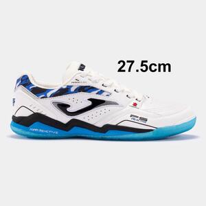 箱有 Joma (ホマ) FS Reactive クリアソール インドア フットサル シューズ 27.5cm (EU42.5) WHITE | futsal 室内用 白