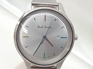 美品 【Paul Smith】 2510-T022570 時計 腕時計 替えベルト付 クォーツ 電池交換済 メンズ 中古