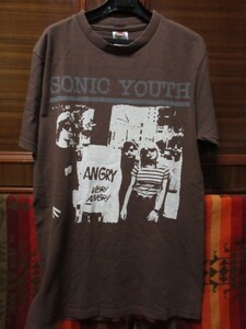 USA fabric Fruit of the Loom 90s ビンテージ ソニック ユース Sonic Youth バンド Tシャツ■ニルヴァーナ L7 モリッシー レッチリ スミス