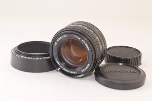 ★美品★ MINOLTA ミノルタ MD ROKKOR 50mm F1.4 専用フード付き 2501072