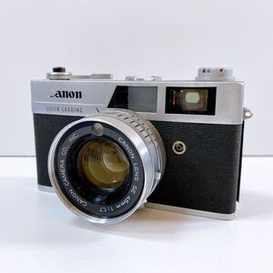 313【中古】Canon Canonet QL17 キャノン フィルムカメラ レンジファインダー レトロ ヴィンテージカメラ 動作未確認 現状品