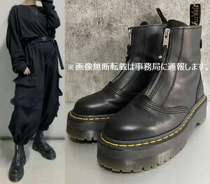 Dr.Martens ドクター マーチン☆JETTA ジェッタ 厚底 ジップ ブーツ/サイズ23㎝ ブラック プラットフォーム 定価36300円