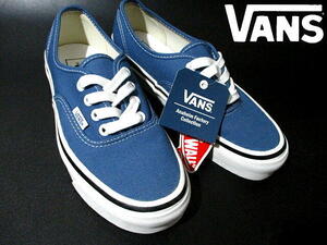 新品未使用■ USA企画！ 即決　安い！　バンズ　オーセンティック　紺　ネイビー　アナハイムファクトリー　22.5cm　VANS　AUTHENTIC　エラ