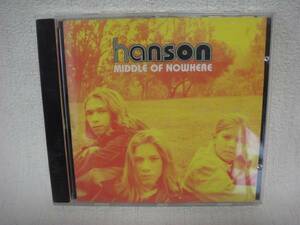 ※送料無料！即決！hanson/MIDDLE OF NOWHERE