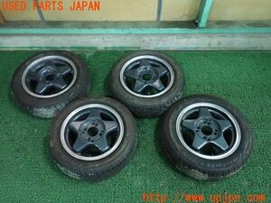 3UPJ=12380901]MAZDA AZ-1(PG6SA)M.I.T 13インチホイール 5J +35 4本 中古