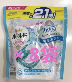 P&G ボールド ジェルボール4D 超ジャンボサイズ つめかえ用 × 8袋