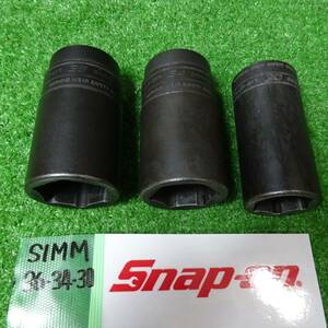 【中古品】スナップオン/Snap-on 1/2sq ディープインパクトソケット 6個セット SIMMシリーズ 一部旧ロゴ【岩槻店】