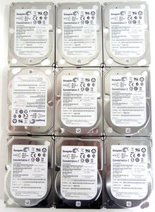 ◆計9TB◆Seagate◆2.5インチ◆SAS2.0 HDD◆1TB◆9個◆Constellation.2◆ST91000640SS◆Constellation.2◆