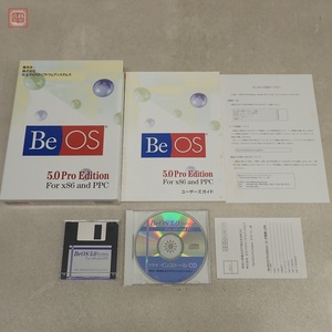 動作保証品 Be社 CD/3.5インチFD BeOS 5.0 Pro Edition For x86 and PPC 箱説付【20