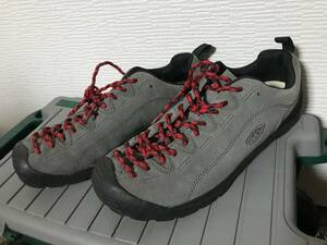 美品 KEEN JASPER キーン ジャスパー シューズ レザー グレー US9 