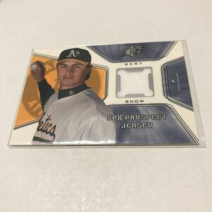 Bert Snow 2001 UD SPX RC Jersey