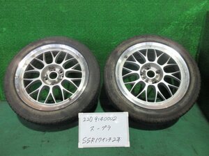 SSR アルミホイール 2本セット 17x8.0J スープラ E-JZA70 GTツインターボ 204059