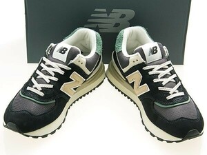 新品/NEW BALANCE/ニューバランス/U574LGFB/ユニセックスモデル/574LEGACY/BLACK/BEIGE/GREEN/ブラック/ベージュ/グリーン/ワイズＤ/23.5cm