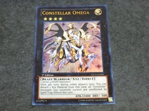 遊戯王 LTGY セイクリッド オメガ 英語 1st ウルトラ 美品