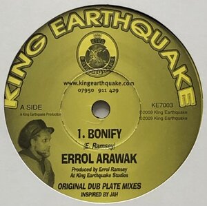 ERROL ARAWAK /Bonify 7inch Vinyl Record (アナログ盤・レコード)