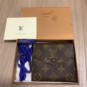 ほぼ未使用 LOUIS VUITTON ルイヴィトン モノグラム ポルトモネ ビエ カルトクレディ 三つ折り財布 M61660 822AN