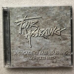 【メロハー特集】 FAIR WARNING A DECADE OF フェアウォーニング COMPRETE BEST中古 CD 2枚組 日本盤 セル版 他多数出品中