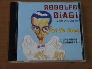 CD RODOLFO BIAGI Y SU ORQ. - EN FM TANGO. LA GRIMAS Y SONRISAS 輸入盤 中古品