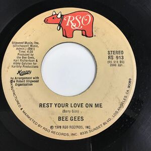 US盤 SOUL 45 /Bee Gees / Too Much Heaven
