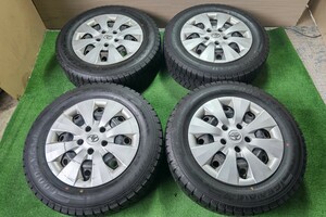 中古タイヤホイール GOODYEAR ICENAVI7 195/65R15 91Q TOYOTA スチールホイール 15×6j +48 5H114.3 トヨタ車 等 A423