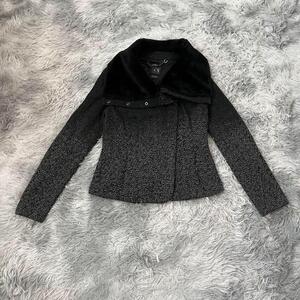 ARMANI EXCHANGE 【S】 コート フェイクファー 襟付 キレイめ