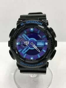 CASIO カシオ 腕時計 G-SHOCK GA-110HC-1AJF ブラック×ブルー SS-031369