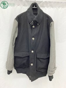 BA0604303　■BLACK HORSE ブラックホース ジャケット 上着 アウター ブラック系 グレー系 サイズ XXL メンズ 中古品