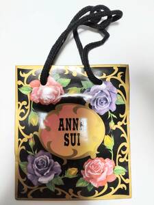 ANNA SUI　アナスイ　ショッパー　ショッピングバック　ショップバック　紙袋　ショップ袋　紙　袋　アクセサリー　化粧品