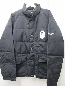 □1000円～未使用　　ア ベイシング エイプ APE ダウンジャケット　サイズXL