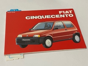 LA COLLECTION FIAT CINQUECENTO フィアット 500 洋書 72ページ 展示品