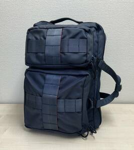 1円スタート BRIEFING ブリーフィング×BEAMS PLUS別注 3WAY BAG NAVY ブリーフケース ビームスプラス ビームス＋ ミッドナイト