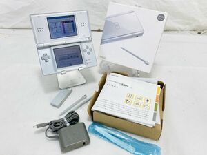 本体美品 Nintendo 任天堂 ニンテンドー DS LIte 本体 グロスシルバー 充電ケーブル 元箱 シリアル一致 動作確認済 OK-240514006