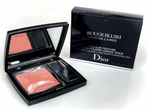 未使用　クリスチャン・ディオール Christian Dior　ディオールスキン　ルージュ ブラッシュ　#431 ピーチ バレー　チークカラー　KES-2478