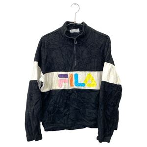 FILA フリースジャケット Lサイズ フィラ ブラック系 古着卸 アメリカ仕入 t2410-3316