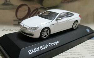 ☆超レア非売品*ディーラー限定*Minichamps*1/43*BMW 650i Coupe ホワイト