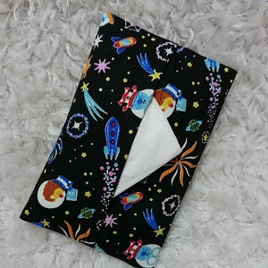 ◎ハンドメイド◎No.142ポケットティッシュケース♪大きいポケットティッシュ用 宇宙柄