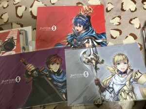 342クリアファイル　ファイアーエムブレム０ サイファ 特典　エリウッド、マルス、シャロン　3枚セット