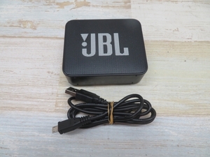 ●●JBL GO2 ワイヤレススピーカー ブラック Bluetooth ゴー2 ポータブル IPX7防水 USBケーブル付き 動作品 95779●●！！