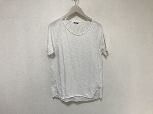 本物デンハムDENHAMコットンスラブ半袖Tシャツメンズアメカジサーフビジネススーツ白ホワイトXSチュニジア製