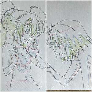 いつか天魔の黒ウサギ 最終回 直筆 原画 18枚セット ヒメア／ セル画 Cel Genga ／アニメ Anime 原動画