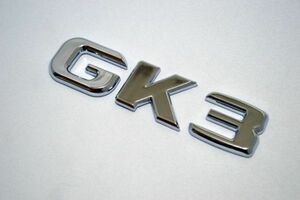 送料込み　ベンツ風 ホンダフィット型式エンブレム GK3 GK4 GK5 GK6　アルファーベット