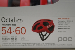 poc ポック ヘルメット Octal Mサイズ Prismene Red マットレッド