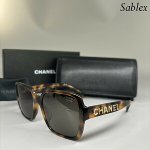 1円【新品同様】CHANEL シャネル 5408-A ココマーク マトラッセ サングラス メガネ めがね 眼鏡 レディース メンズ べっ甲 ブラウン