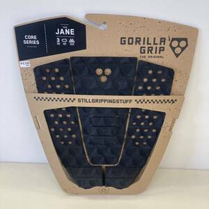 新品 正規 GORILLA GRIP THE JANE BLACK デッキパッド ゴリラ グリップ ジェーン ブラック 黒 トラクション サーフィン