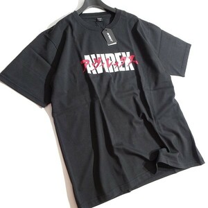 AVIREX アヴィレックス 新品 カタカナロゴプリント クルーネック 半袖 Tシャツ 6123281 09 L ▲018▼kkf335us