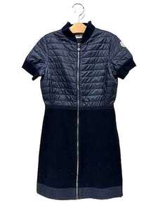 【中古】　MONCLER　モンクレール　ジュニアサイズ　ワンピース　14　164cm　秋冬　ネイビー＿s-0382-r26