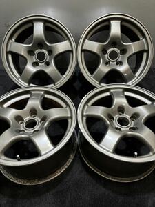 ★日産 BNR32 GTR 純正 FORGED 16インチ 8J +30 114.3 5H アルミホイール 4本 (1-G669)