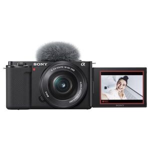 中古 １年保証 美品 SONY VLOGCAM ZV-E10 パワーズームレンズキット ブラック